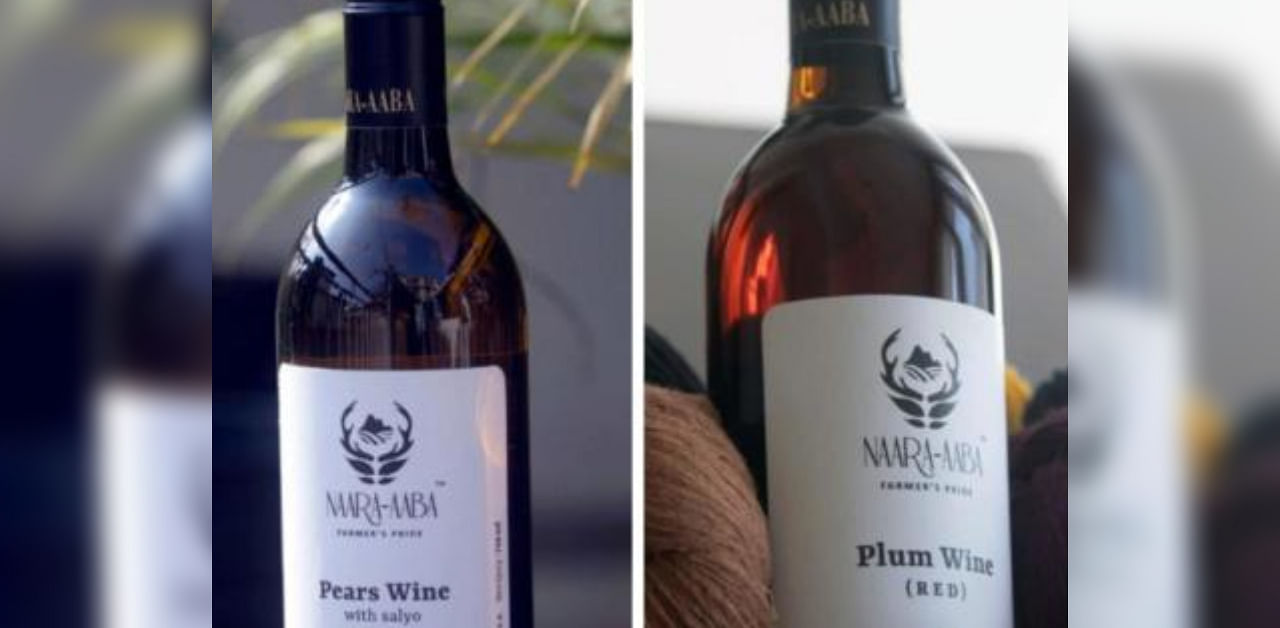 Wines made from pears and plums in Ziro Valley in Arunachal Pradesh. Credit: Special arrangement