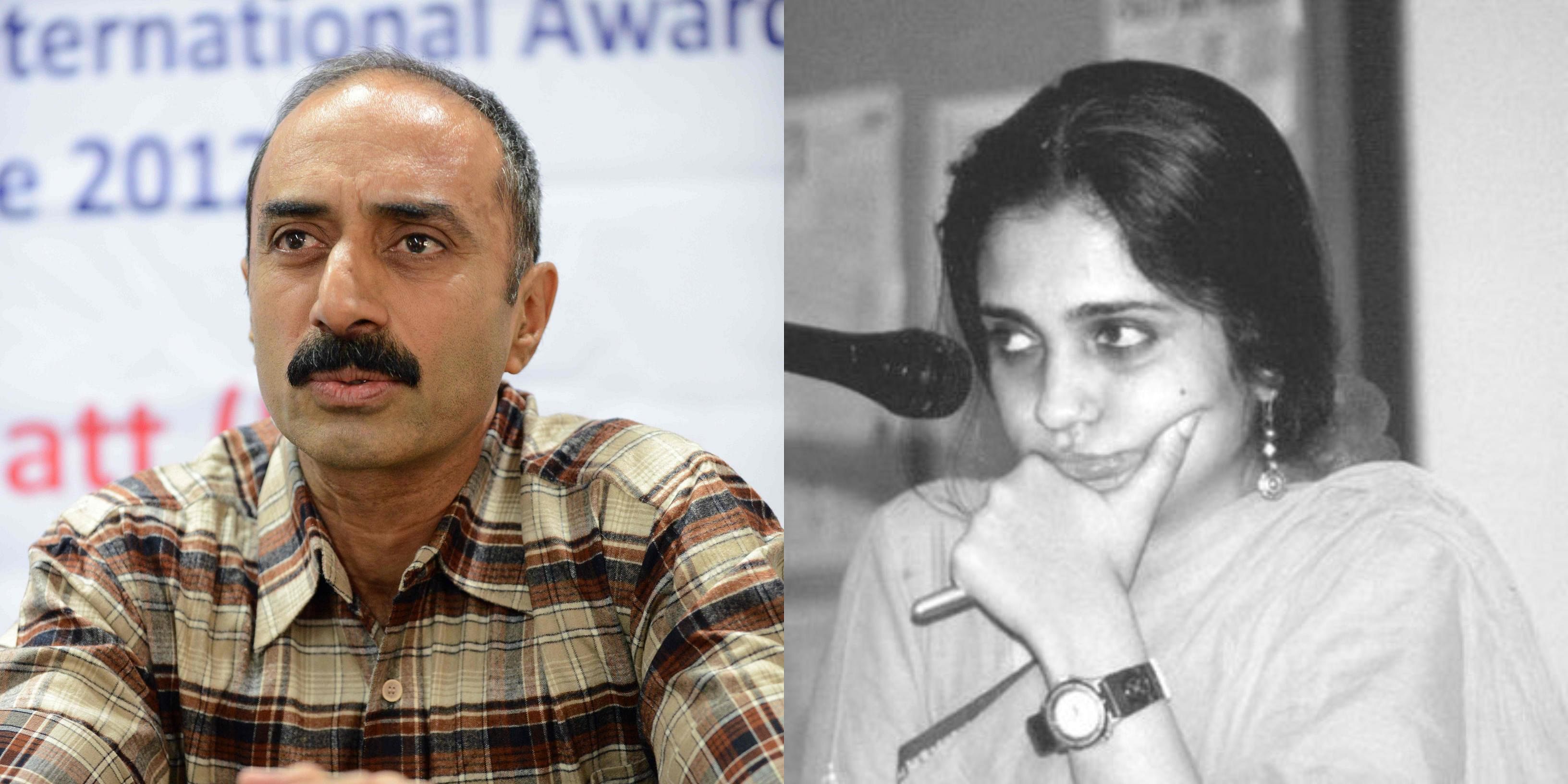 Sanjiv Bhatt, Teesta Seltalvad. Credit: DH/ Twitter