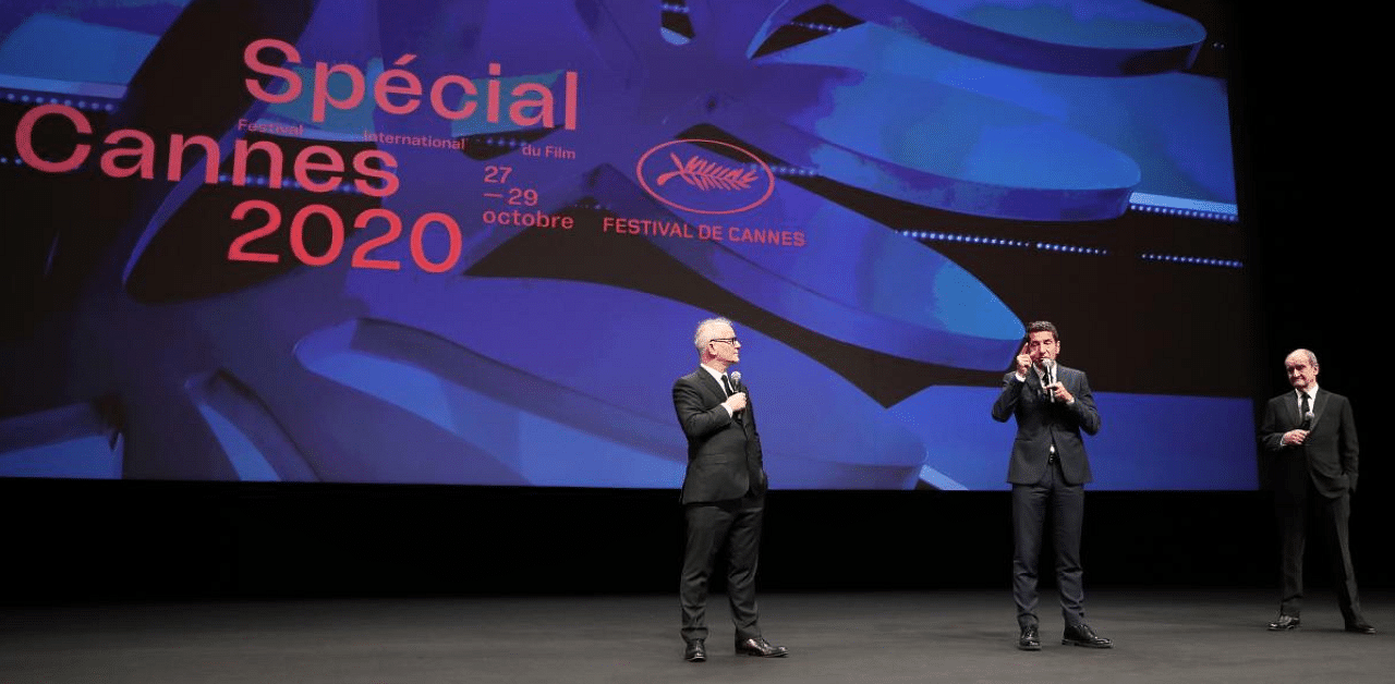 Cannes 2020 Special, held amid the Covid-19 (novel coronavirus) pandemic after the 73rd edition of the Cannes Film Festival scheduled for May 2020 was cancelled over sanitary measures. Credit: AFP Photo