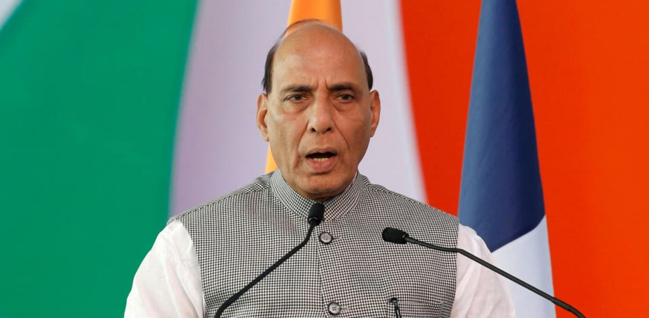 India's Defence Minister Rajnath Singh. Credit: Reuters