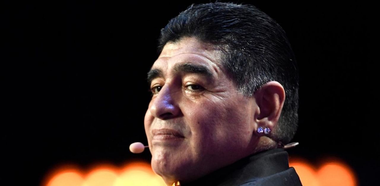 Diego Maradona. Credit: AFP/file photo.