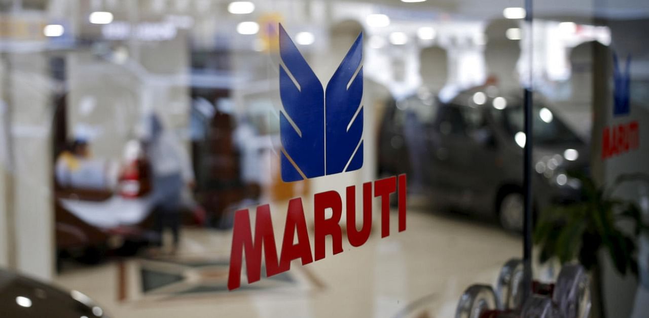 The logo of Maruti Suzuki India Limited. Credit: Reuters
