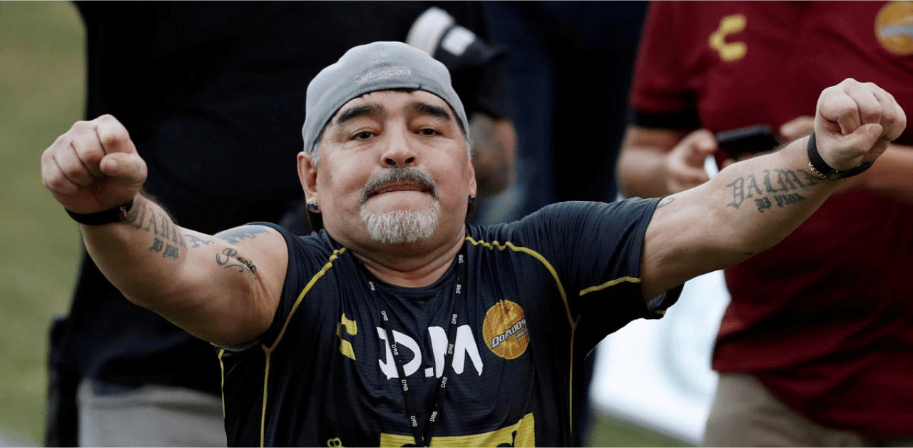 Diego Maradona. Credit: Reuters