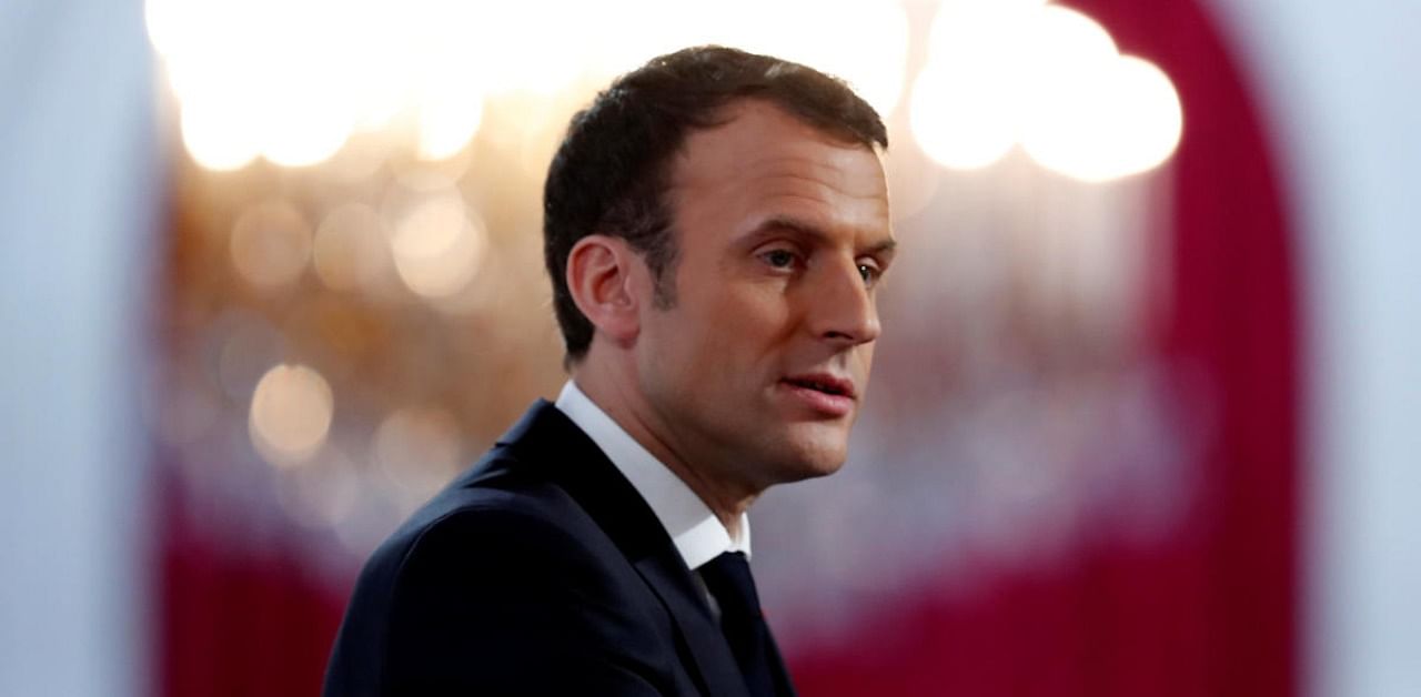 French President Emmanuel Macron. Credit: Reuters
