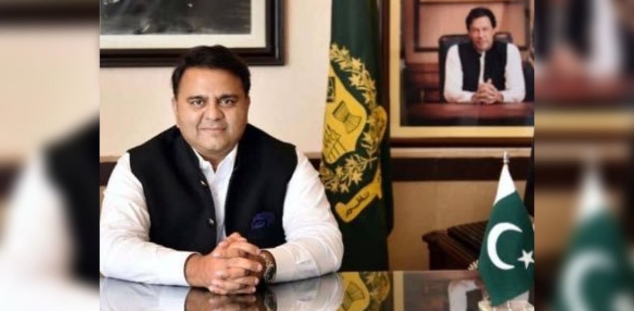 Pakistani minister Fawad Chaudhry. Credit: Twitter Photo (@fawadchaudhry)