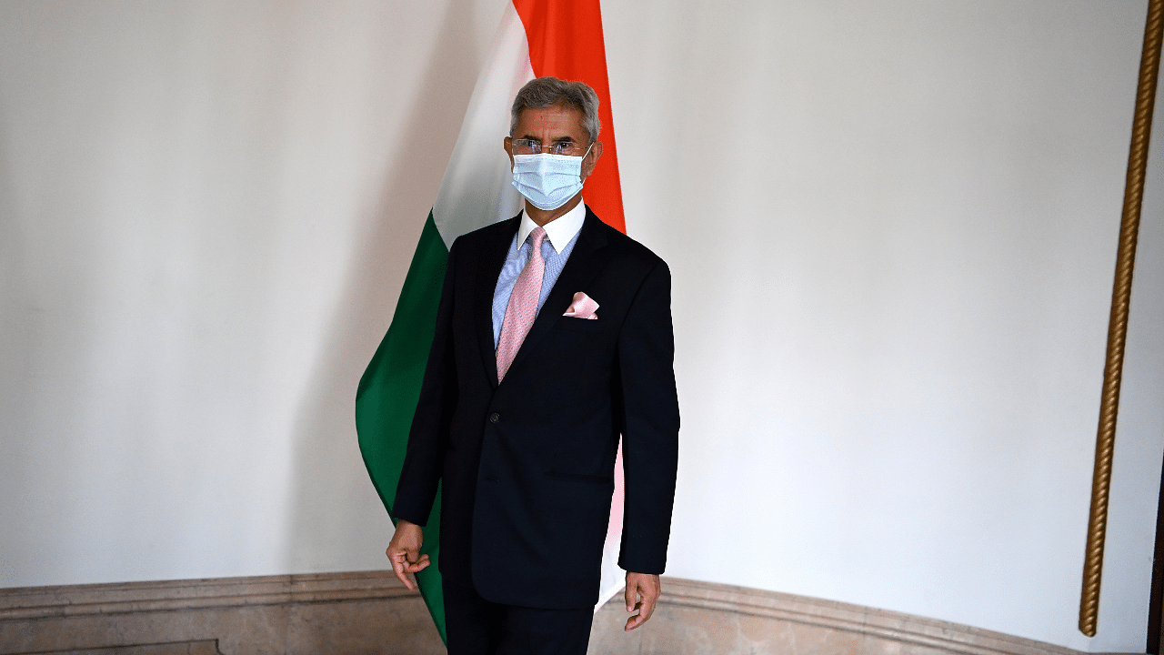 Indian Foreign Minister Jaishankar. Credits: Reuters Photo