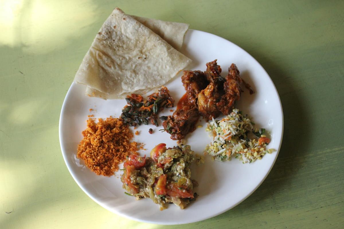 North Karnataka non-veg meal