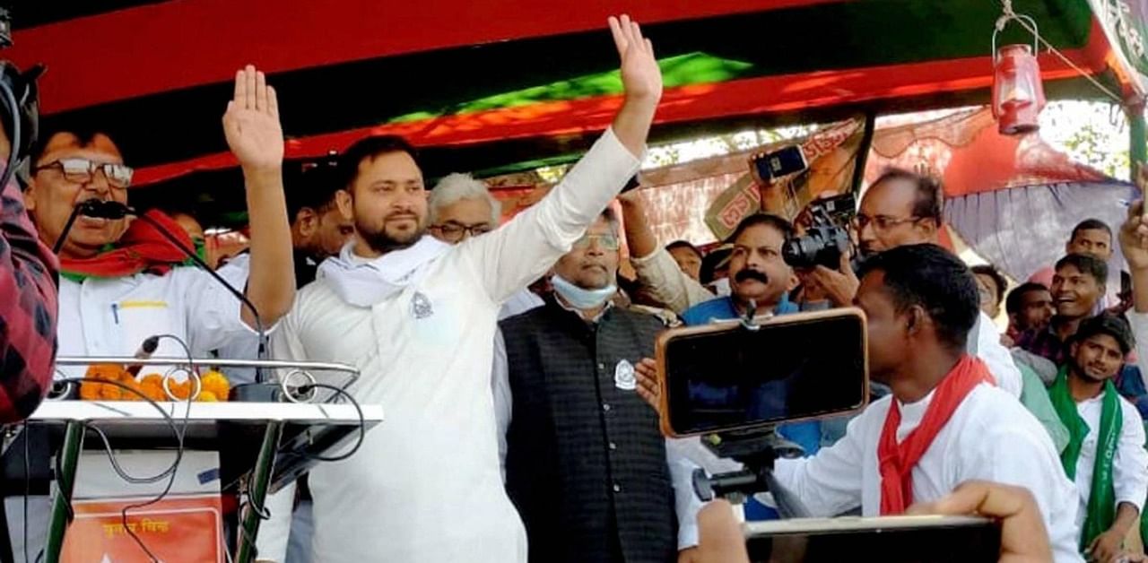 RJD leader Tejashwi Yadav. Credit: PTI Photo