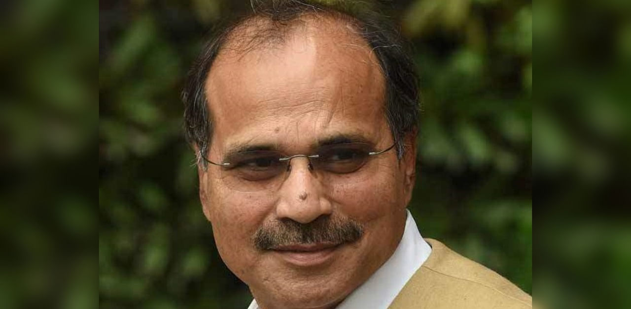 Congress leader in Lok Sabha Adhir Ranjan Chowdhury. Credit: DH File Image