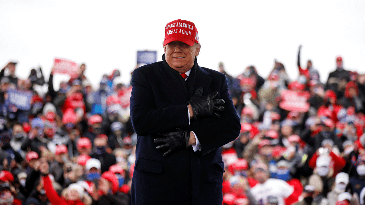 US President Donald Trump. Credits: Reuters Photo