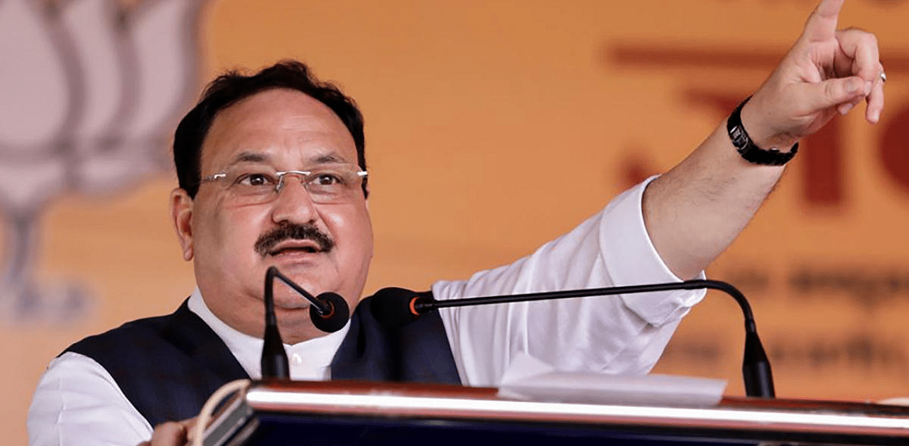 BJP president JP Nadda. Credit: PTI Photo