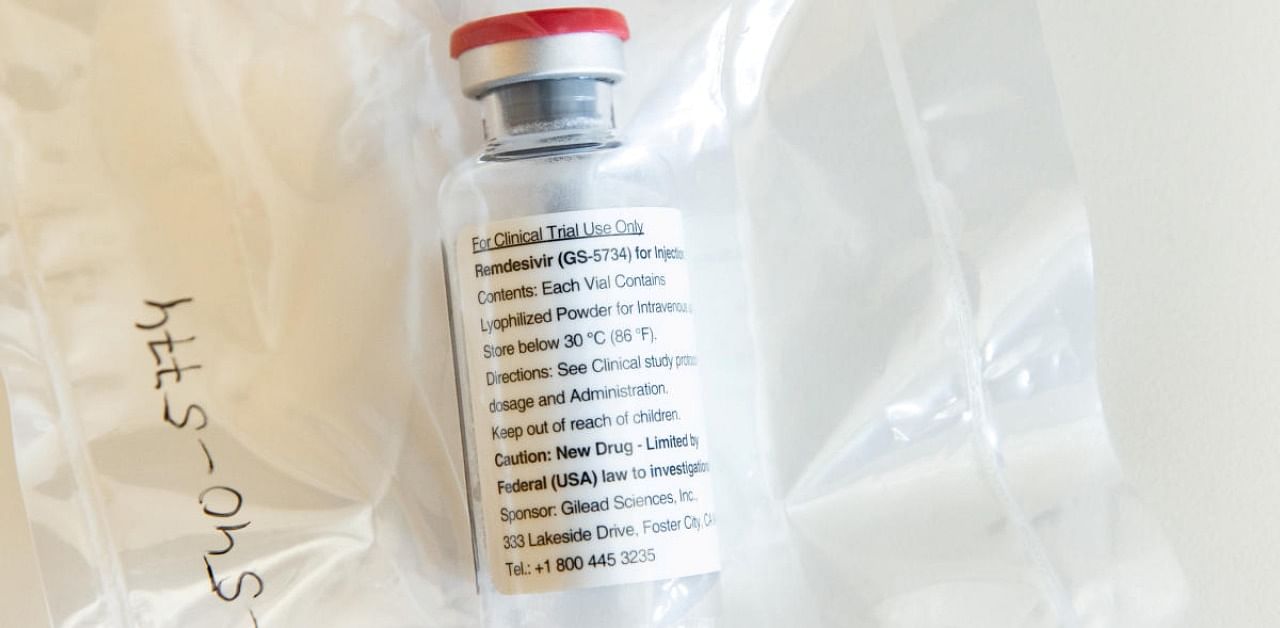 Gilead Science's Covid-19 treatment Remdesivir. Credit: Reuters Photo