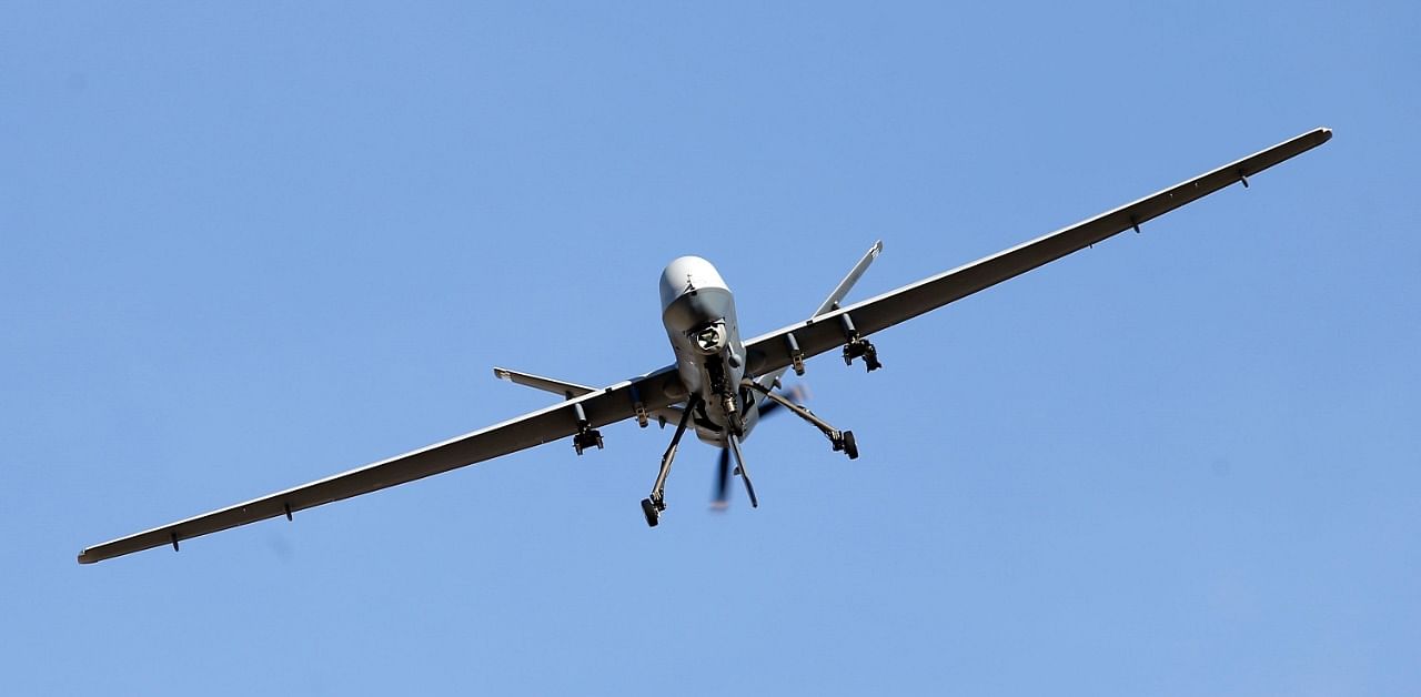 An MQ-9 Reaper remotely piloted aircraft (RPA). Credit: AFP Photo