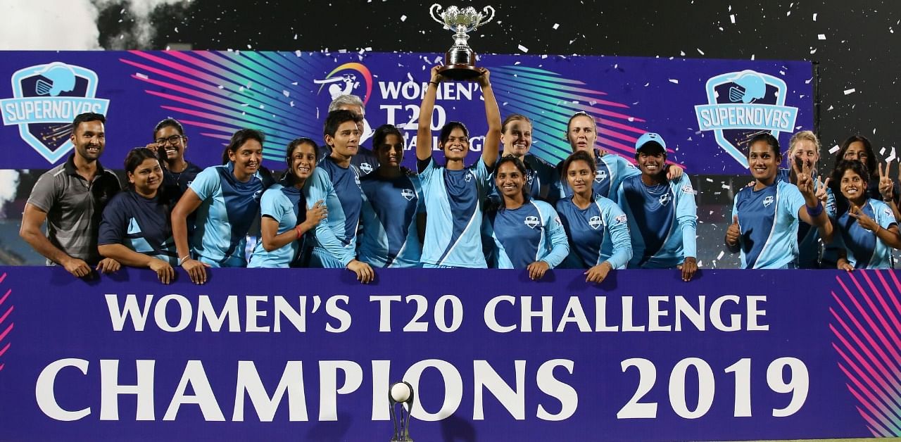 Defending champions Supernovas clinched their second Women’s T20 Challenge title after they defeated Velocity by four wickets in the 2019 final. Credit: iplt20.com, BCCI