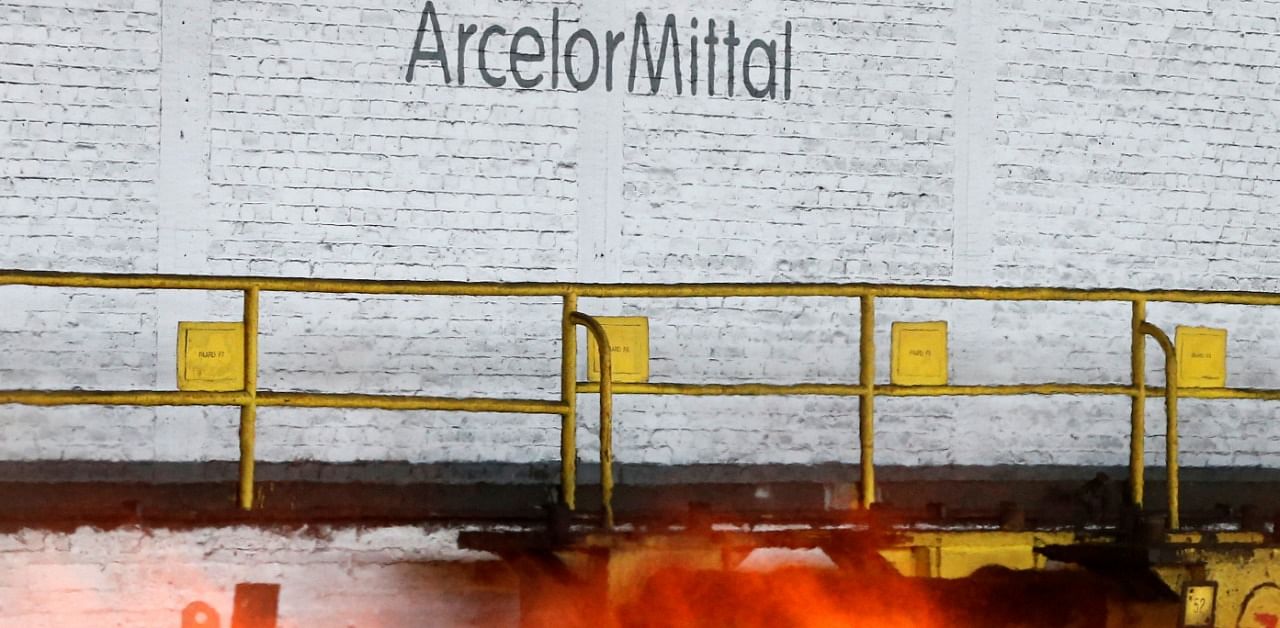 ArcelorMittal's net loss in the June quarter was $559 million. Credit: Reuters Photo