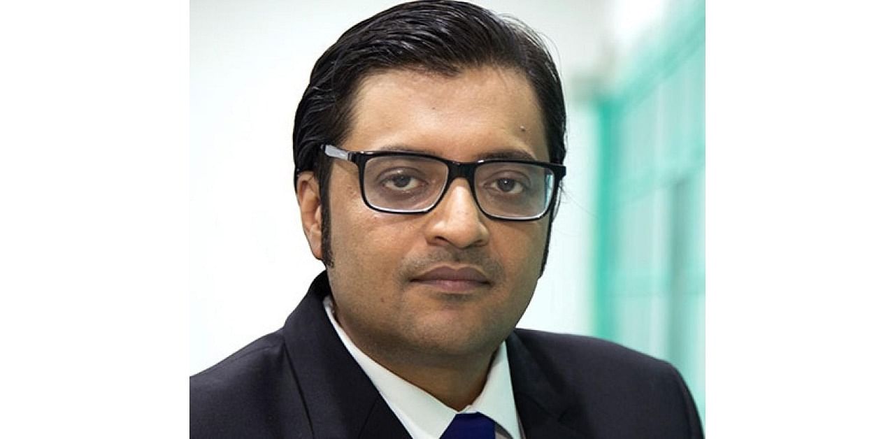 Republic TV Editor-in-Chief Arnab Goswami. Credit: DH File Photo