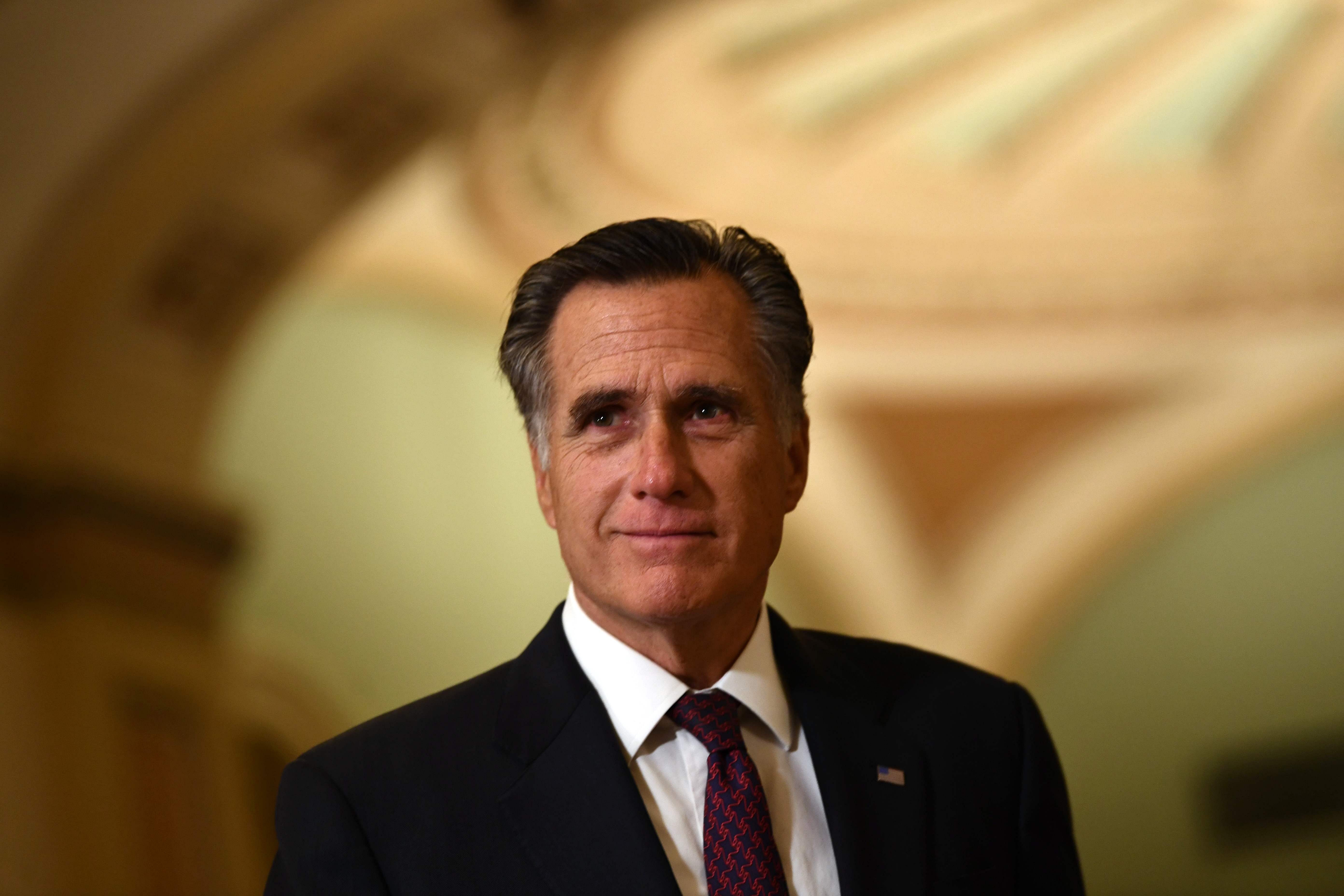 Senator Mitt Romney. Credit: AFP File Photo