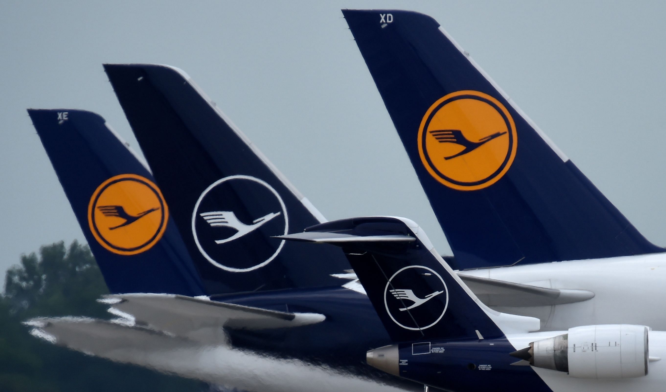 German airline Lufthansa at "Franz-Josef-Strauss" airport in Munich, southern Germany. Credits: AFP Photo