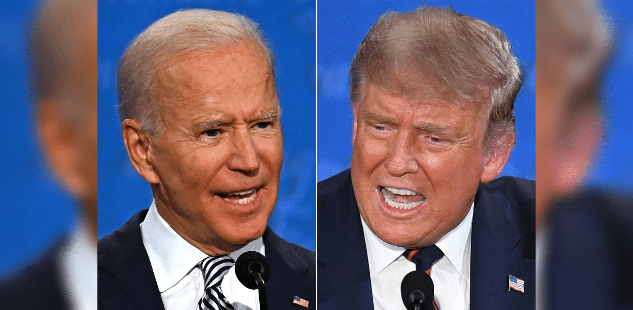 With many ballots still outstanding in heavily Democratic cities, former Vice President Joe Biden was leading President Donald Trump by more than 4 million votes nationwide as of Thursday evening. Credit: AFP Photo