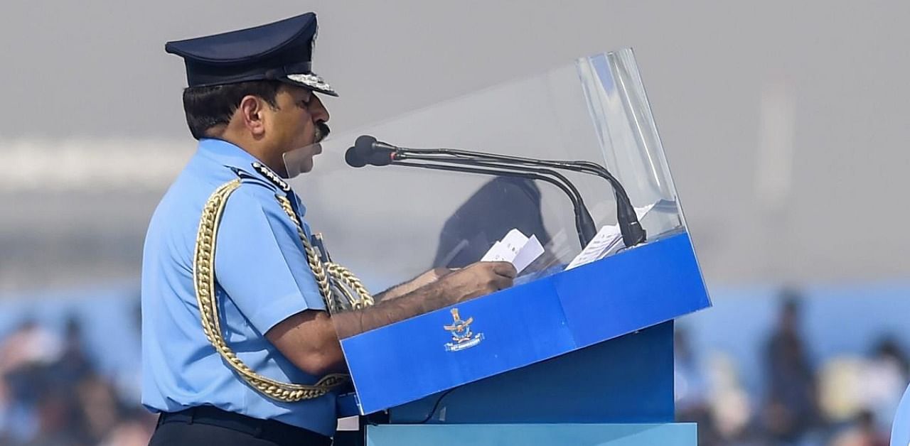 IAF Chief Air Chief Marshal RKS Bhadauria. Credit: PTI