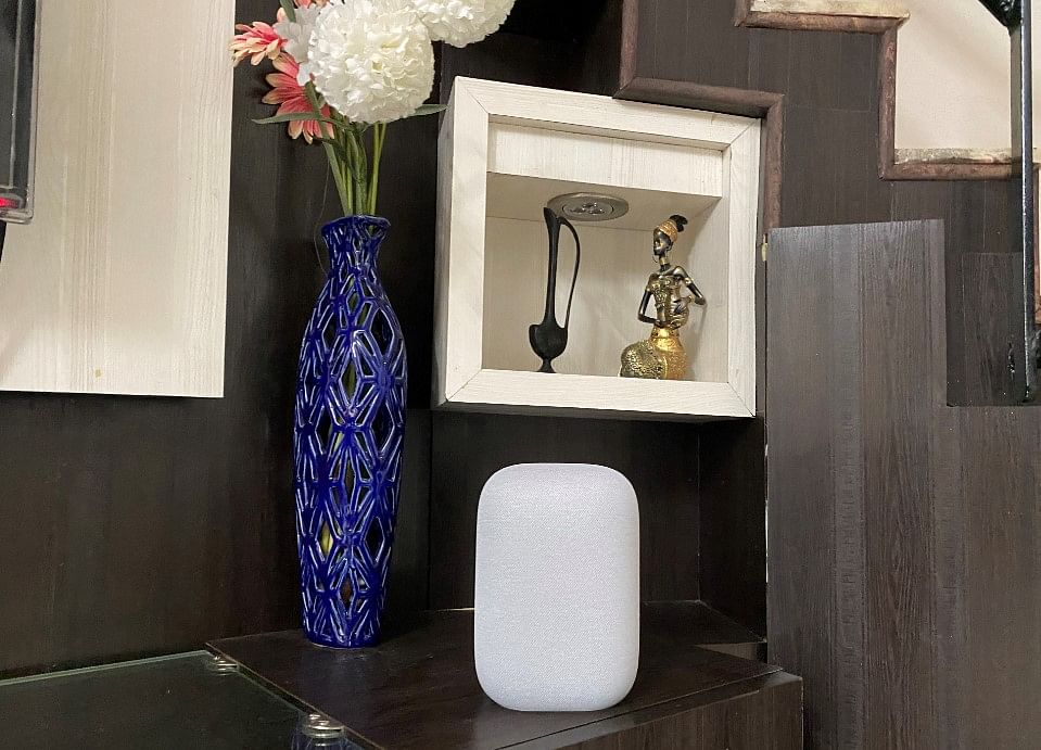 Google Nest Audio speaker. Credit: DH Photo/KVN Rohit