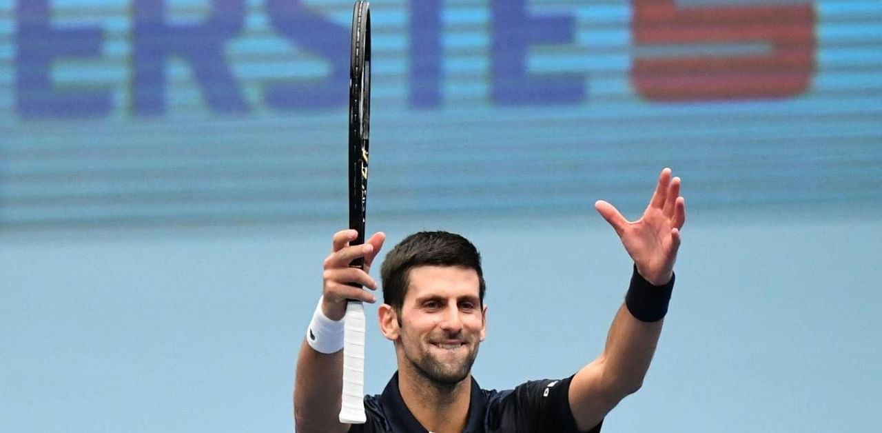 Novak Djokovic. Credit: AFP Photo