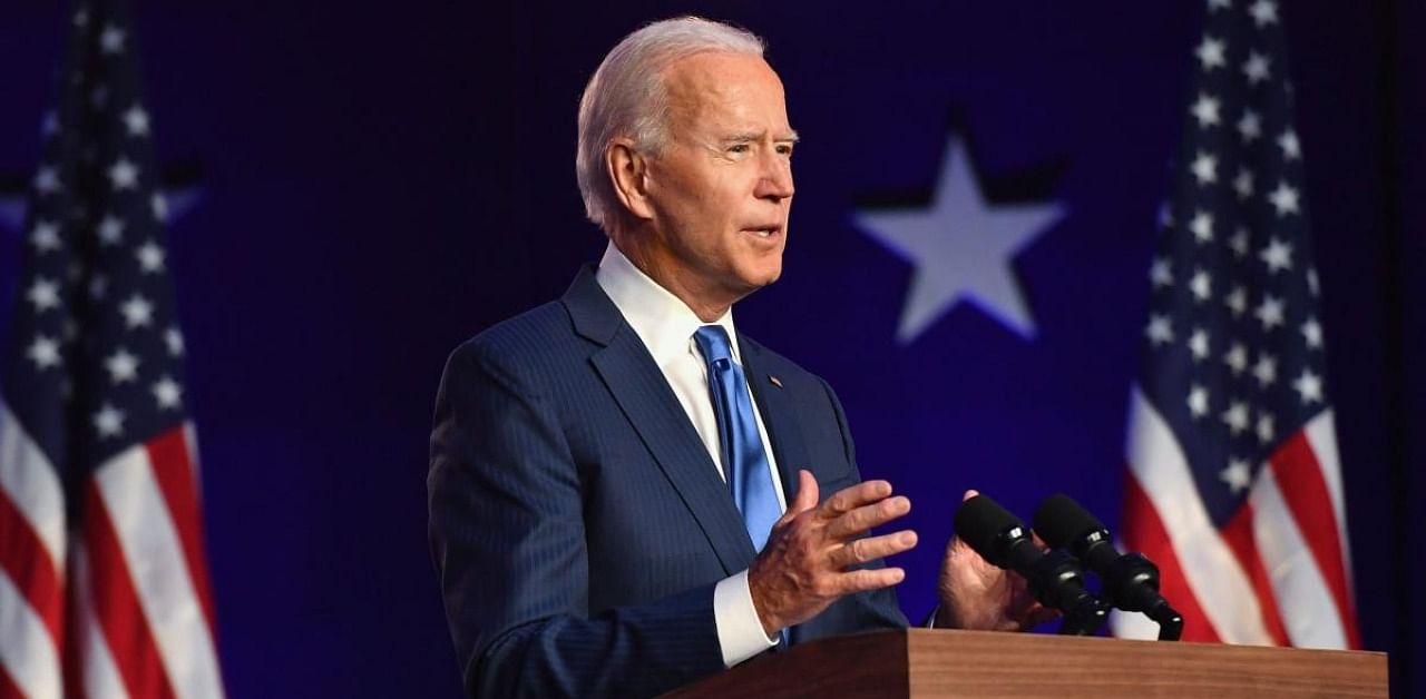 US presidential candidate Joe Biden. Credit: AFP Photo