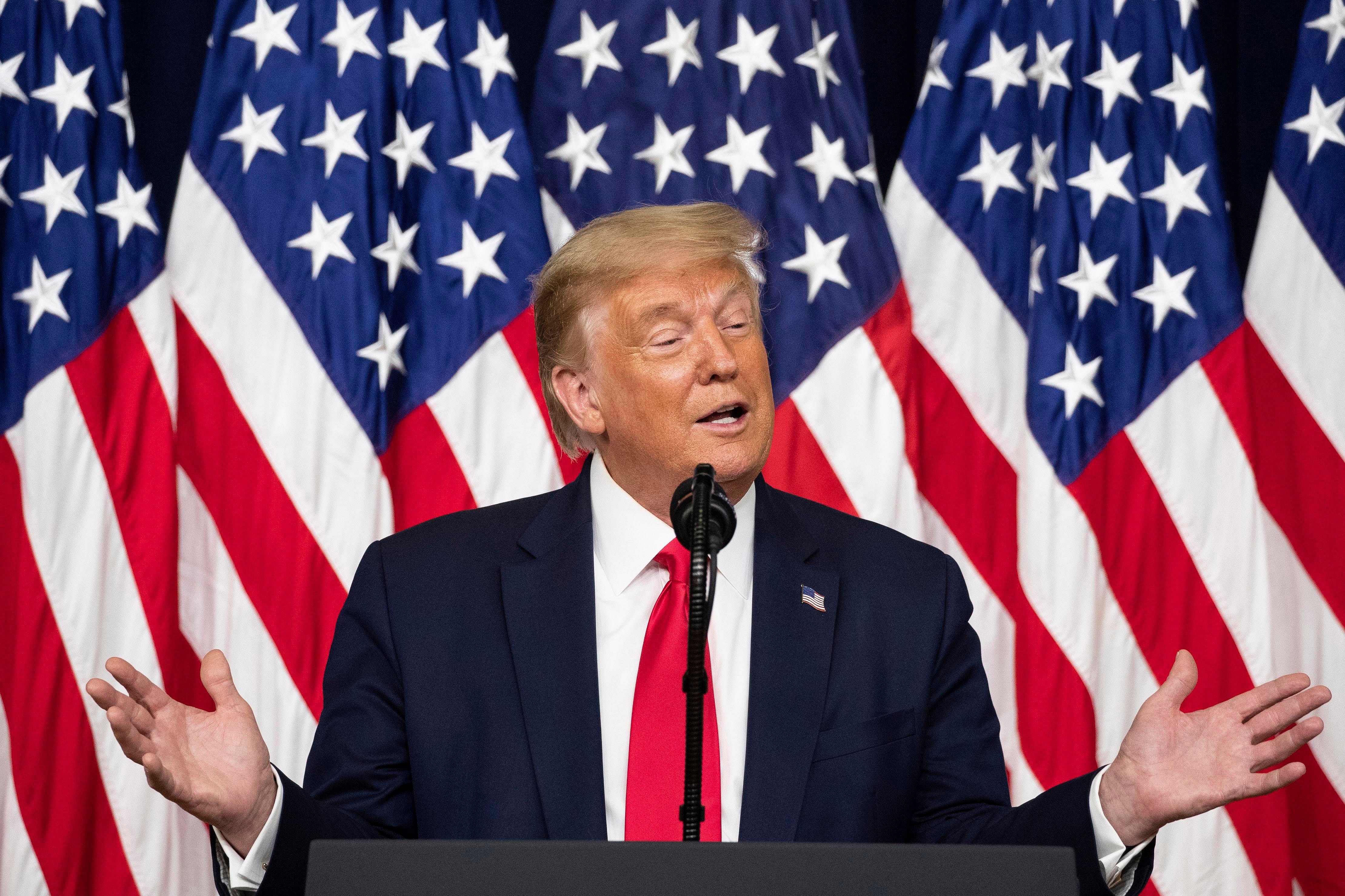 US President Donald Trump. Credit: AP Photo