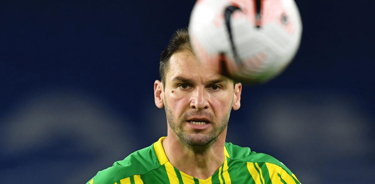 West Bromwich Albion's Serbian defender Branislav Ivanovic. Credit: AFP Photo