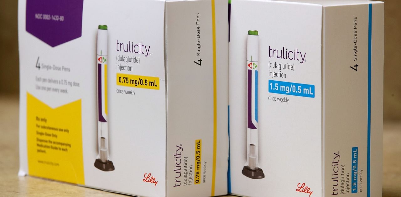 Boxes of the drug trulicity, made by Eli Lilly and Company. Credit: Reuters Photo
