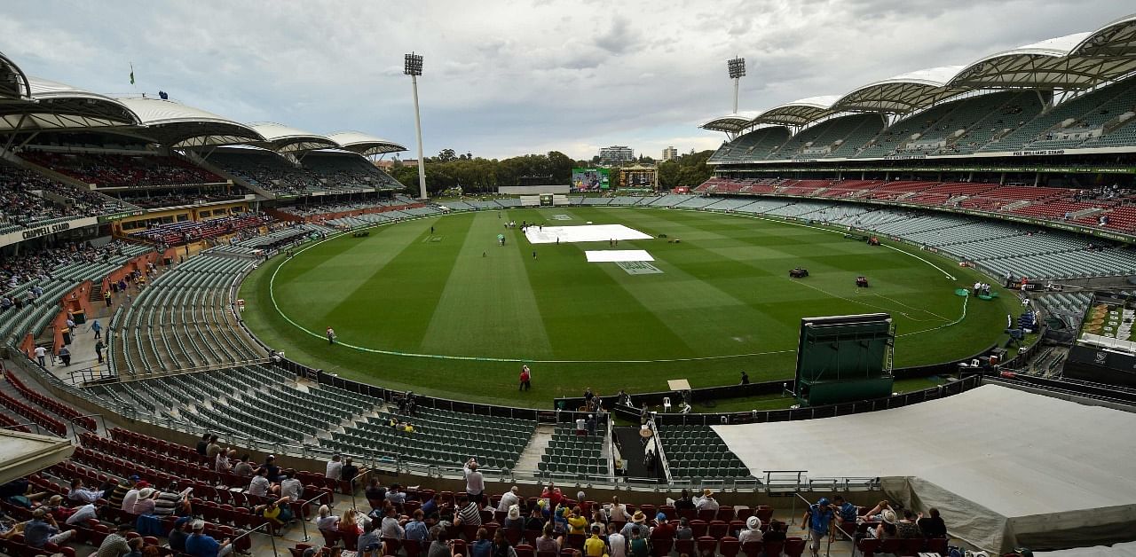 Cricket Australia on Tuesday announced that up to 27,000 spectators, which is 50 per cent of the total capacity, will be allowed at the Adelaide Oval. Credit: AFP Photo