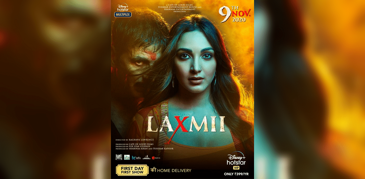 Akshay Kumar's 'Laxmii' is a horror-comedy. Credit: Twitter/@akshaykumar