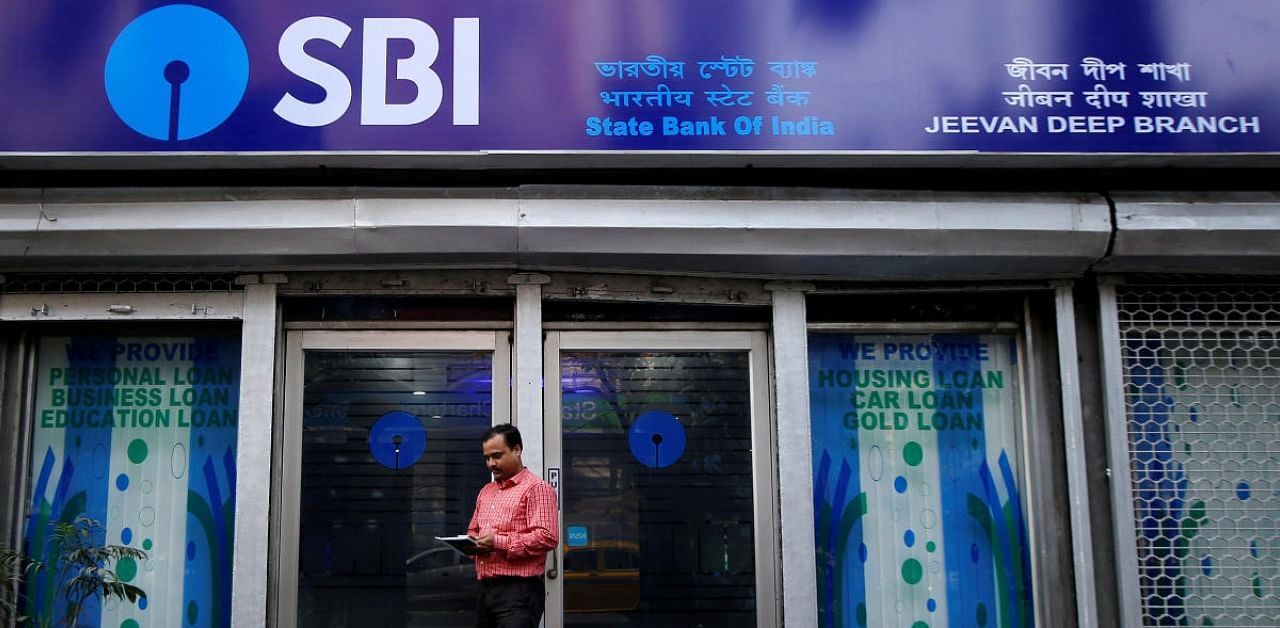 A State Bank of India (SBI) branch in Kolkata. Credit: Reuters