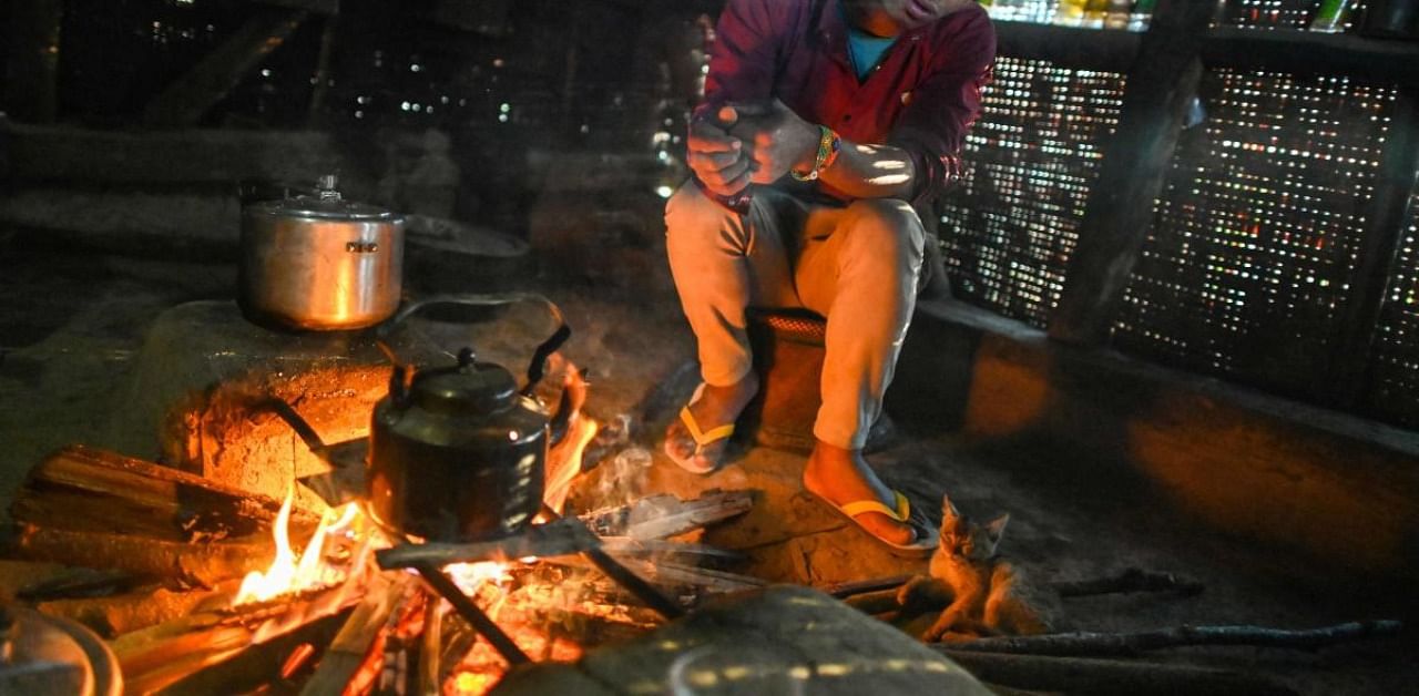 The study noted that India has more people relying on solid fuels for cooking than any other country in the world. Credit: AFP