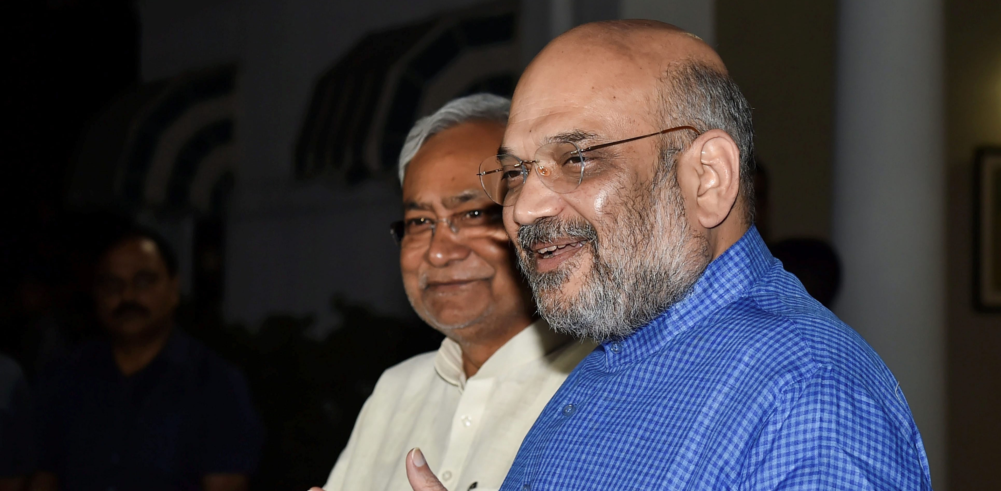 The BJP has outperformed ally JD(U) which has triggered speculations in some quarters if Kumar will still be the chief minister or somebody from the saffron party will lead the coalition government in the state. Credit: PTI