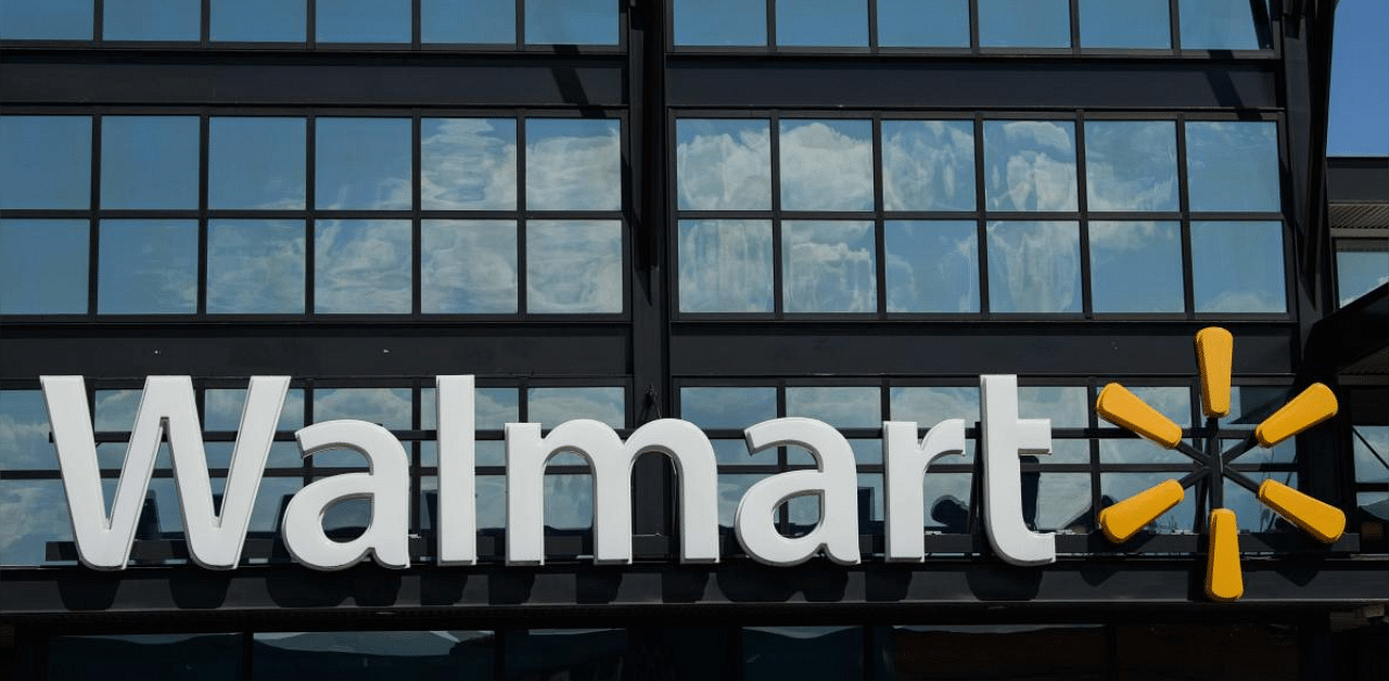Walmart logo. Credit: AFP