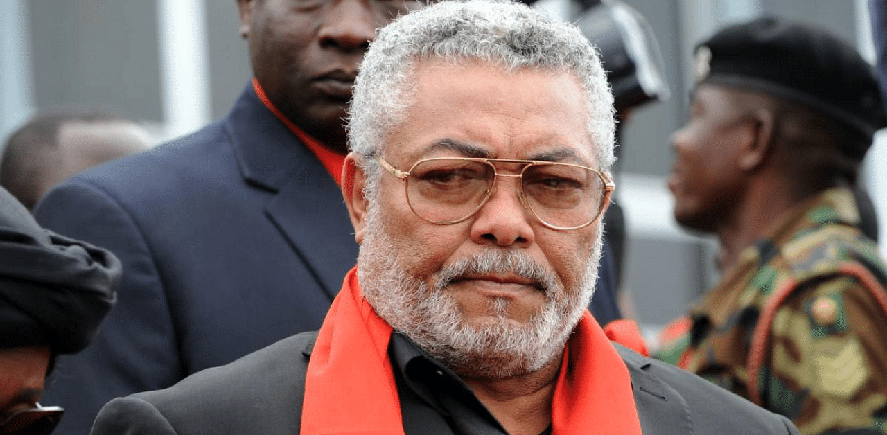 Former President Jerry Rawlings of Ghana. Credit: AFP Photo