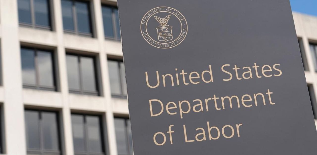 US Department of Labor Building in Washington, DC. Credit: AFP