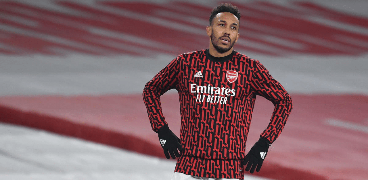 Arsenal captain Pierre-Emerick Aubameyang. Credit: Reuters Photo 