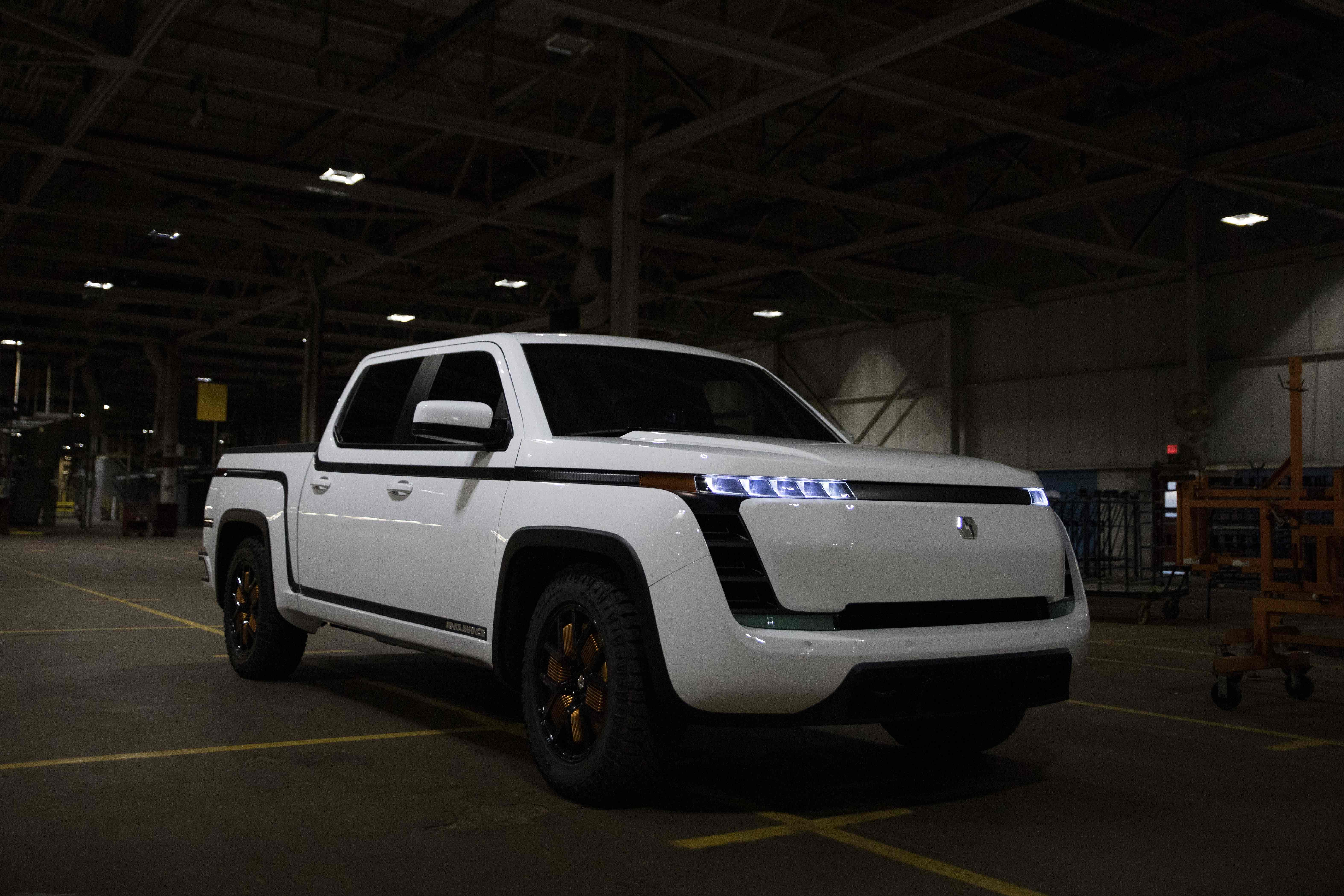 Lordstown Motors, unveils their new electric pickup truck “Endurance” in Lordstown, Ohio, on October 15, 2020. The old GM factory has been acquired by Lordstown Motors, an electric truck startup. - Workers at the General Motors factory in Lordstown, Ohio, listened when US President Donald Trump said companies would soon be booming. But two years after that 2017 speech, the plant closed. GM's shuttering of the factory was a blow to the Mahoning Valley region of the swing state crucial to the November 3 presidential election, which has dealt with a declining manufacturing industry for decades and, like all parts of the US, is now menaced by the coronavirus. Credit: AFP Photo