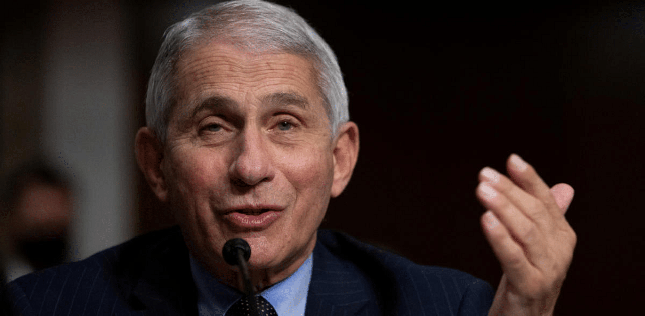 US infectious disease expert Anthony Fauci. Credit: Reuters Photo