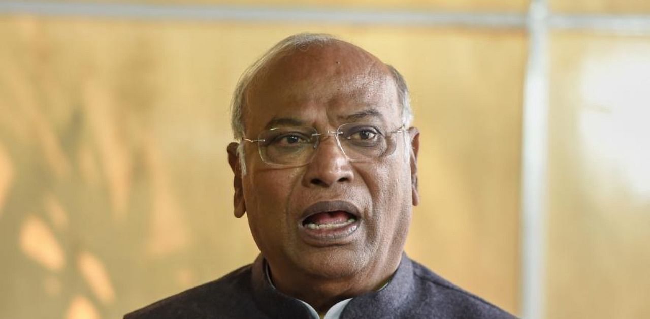 Mallikarjun Kharge. Credit: PTI/file photo.