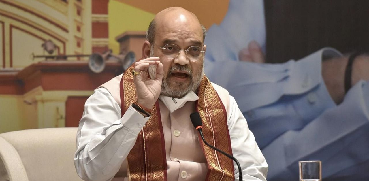 Union Home Minister Amit Shah. Credit: PTI.