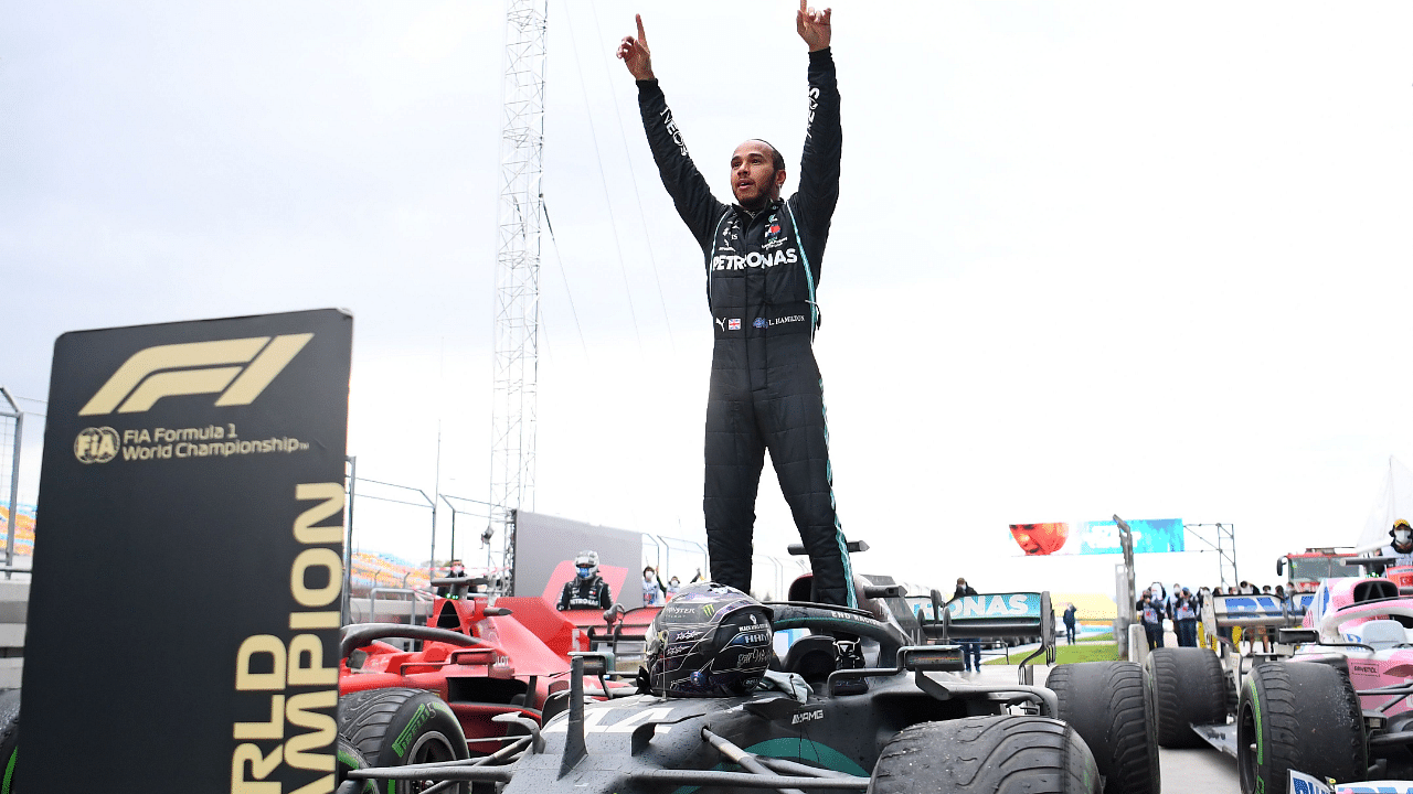 Mercedes' British driver Lewis Hamilton. Credit:  AFP Photo