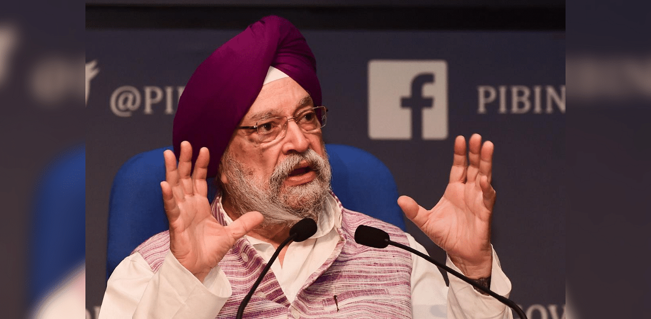 Civil Aviation Minister Hardeep Singh Puri. Credit: PTI Photo