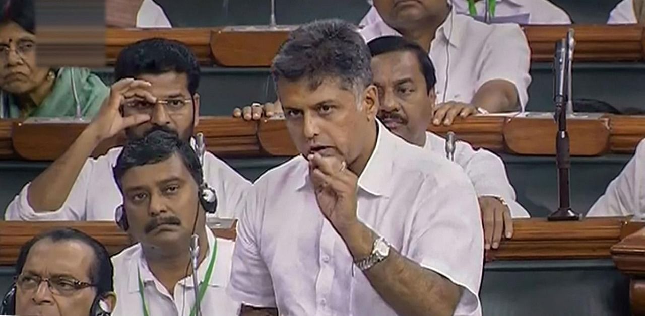 Manish Tewari. Credit: PTI/file photo.