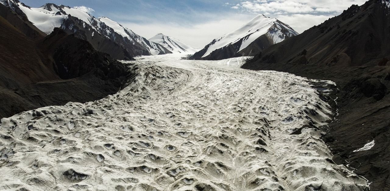 Glaciers in China's bleak, rugged Qilian mountains are disappearing at a shocking rate as global warming brings unpredictable change and raises the prospect of crippling, long-term water shortages. Credit: Reuters Photo