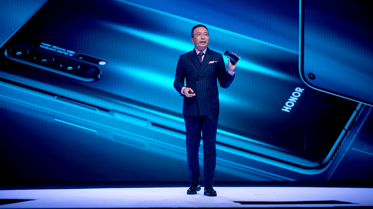 George Zhao, the president of Honor, a sub-brand of Chinese telecommunications company Huawei.
