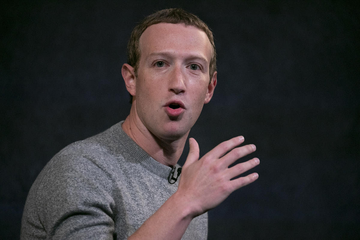 Facebook CEO Mark Zuckerberg. Credit: AP
