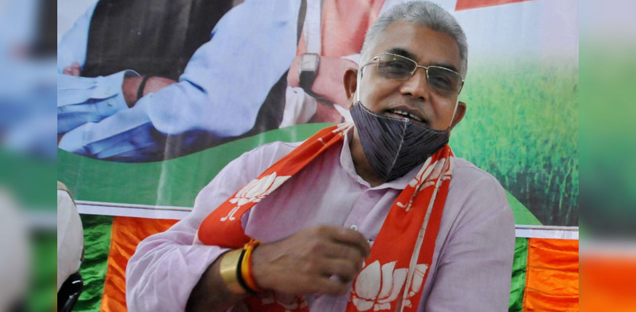 BJP West Bengal State President and MP Dilip Ghosh. Credit: PTI Photo